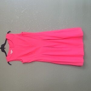 Pink skater style dress